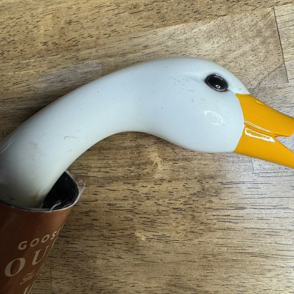 Goose Island Bourbon County Beer Tap Handle Goose Head Figural Damaged Beak
